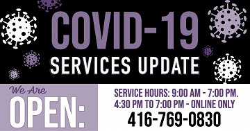 Covid Services Update - Open Online