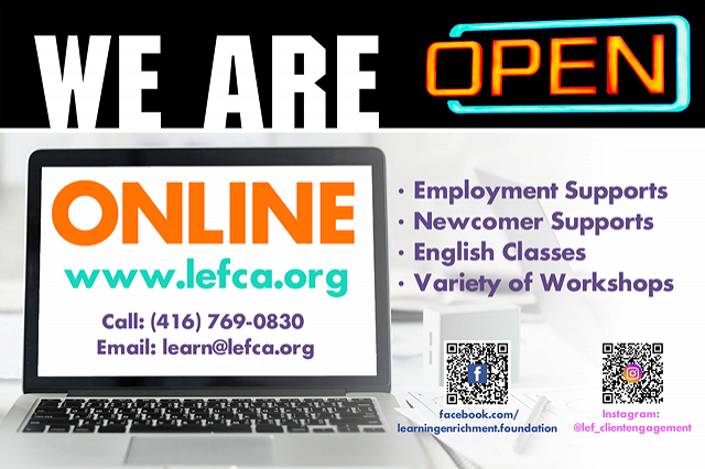 We are open online
