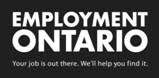 Employment Ontario logo saying your job is out there. We'll help you to find it.